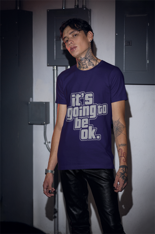 It's going to be OK (just a game) Dark tee version.